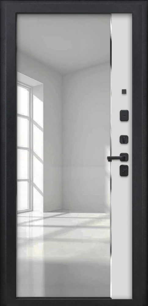 Входная дверь ДвериПРО Квадро ФЛЗ-618 Белый матовый DPRO222445 внутренняя сторона