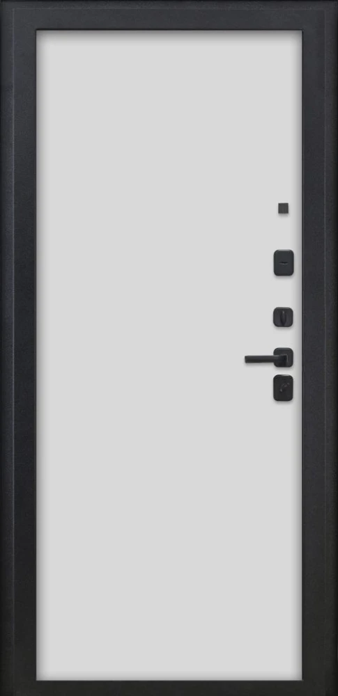 Входная дверь ДвериПРО Модель Л-48 Гладкая Белый матовый DPRO226161 внутренняя сторона