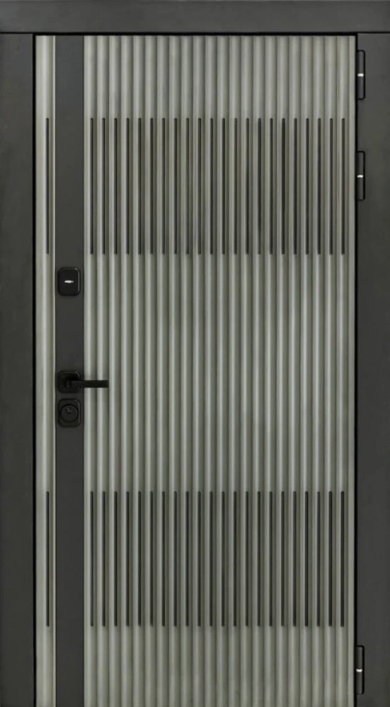 Входная дверь ДвериПРО Элфи ФЛ-700 (10мм, Ясень белый) DPRO222173 внешняя сторона